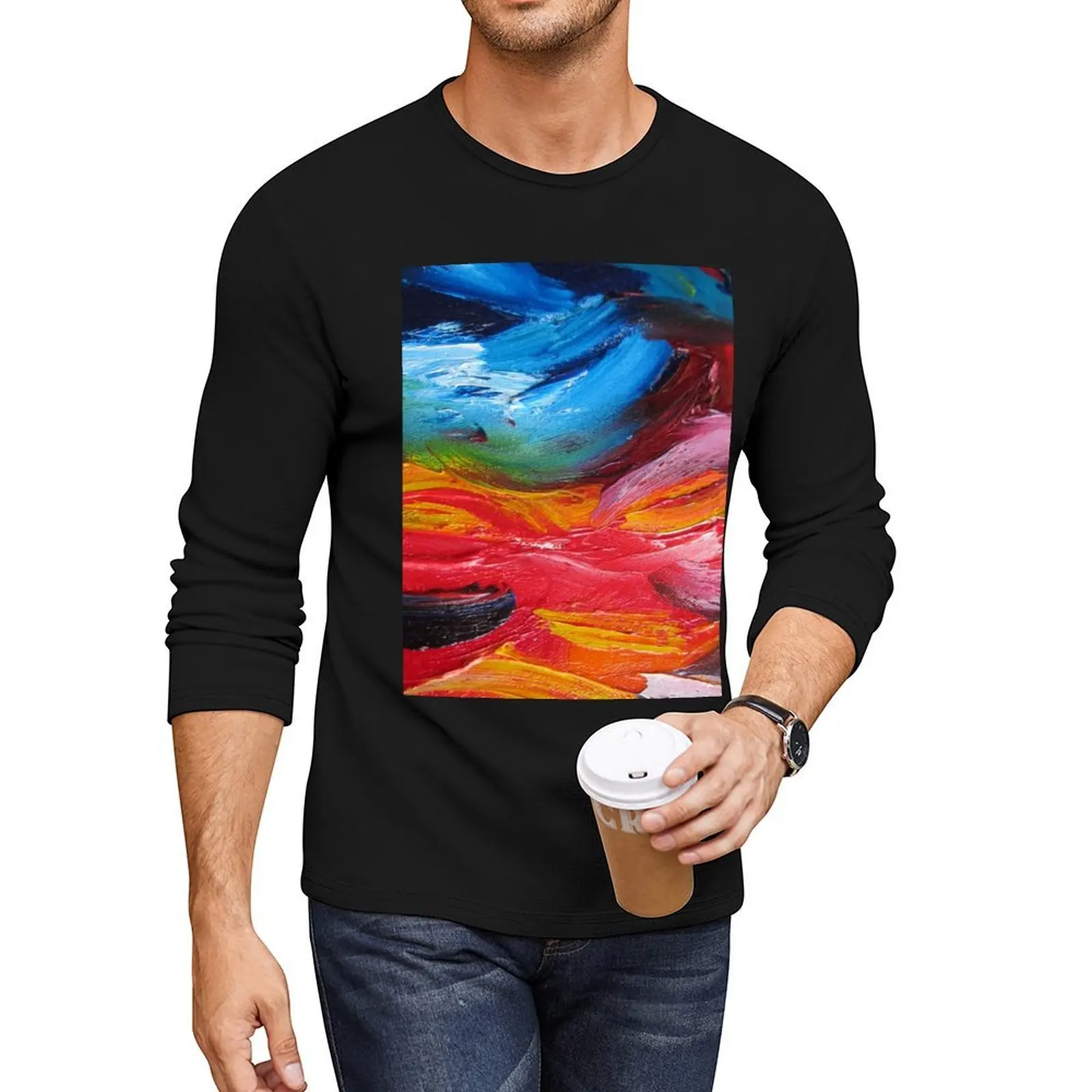 

Tribal Touches Long T-Shirt vintage t shirt korean fashion Blouse graphic t shirts men clothes