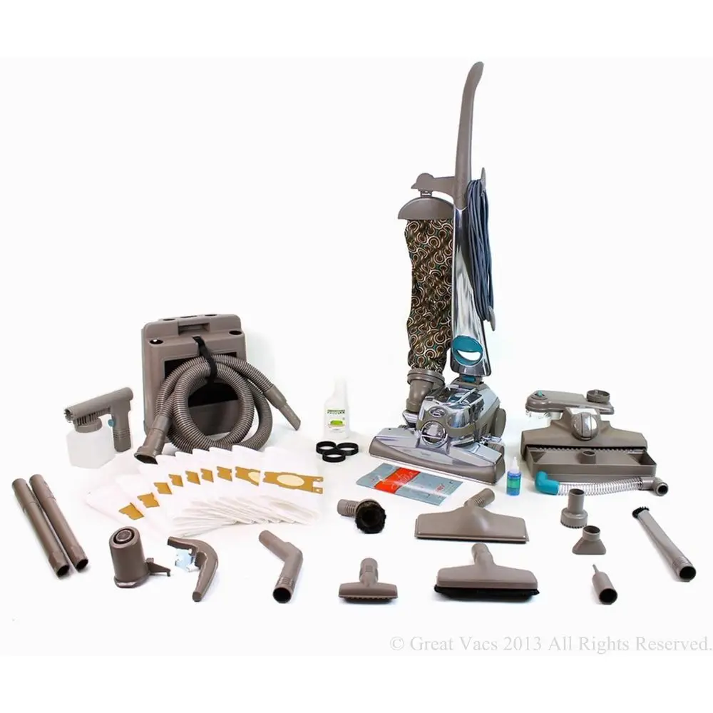 

Upright Vacuum Cleaner with Cleaning Kit and Shampoo System (Renewed)