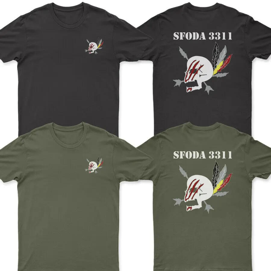

ODA 3311 3rd Special Forces Group (A) Shaped Team T Shirt. Short Sleeve 100% Cotton Casual T-shirts Loose Top Size S-3XL