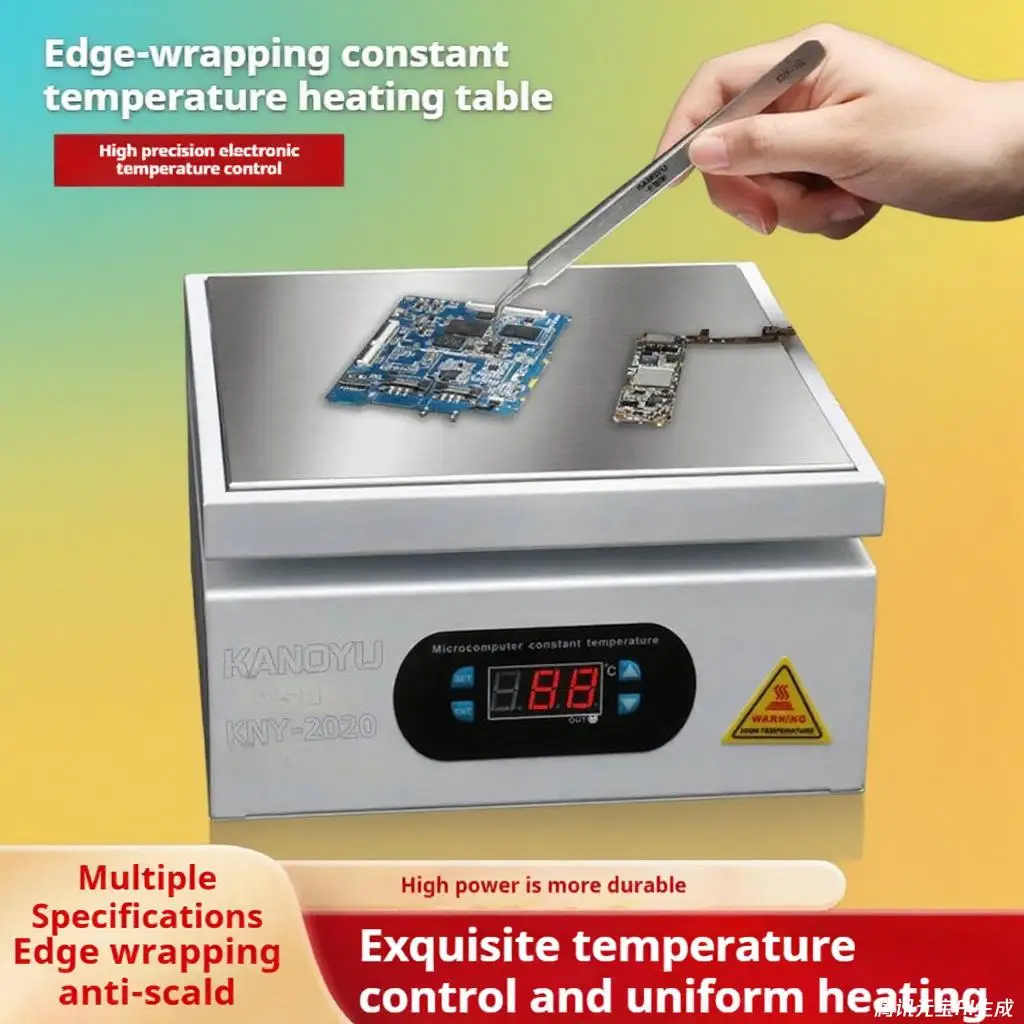 2020 Constant Temperature Reflow Soldering Station Digital Preheating Platform Electronic Hot Plate Maintenance Heating Station