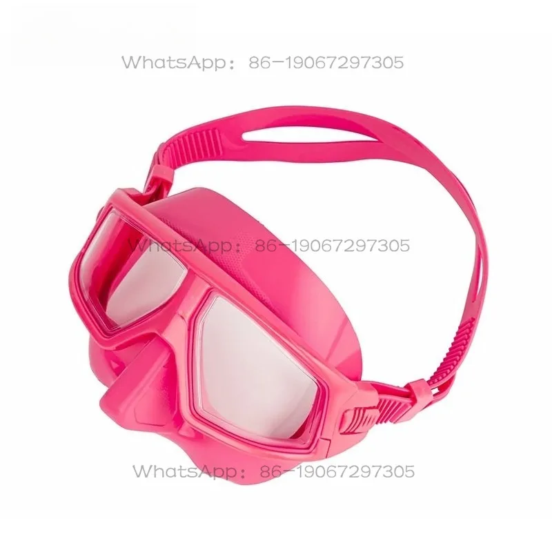 Free Diving Mirror Imported Resin Lens Silicone Diving Mask Snorkel Set