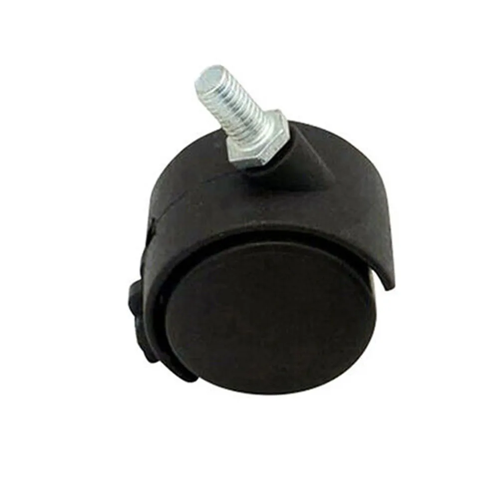 Double Wheels Furniture Wheels For Home And Office Suitable For Trolleys Threaded Rod Connector Wheel Size 40x30mm