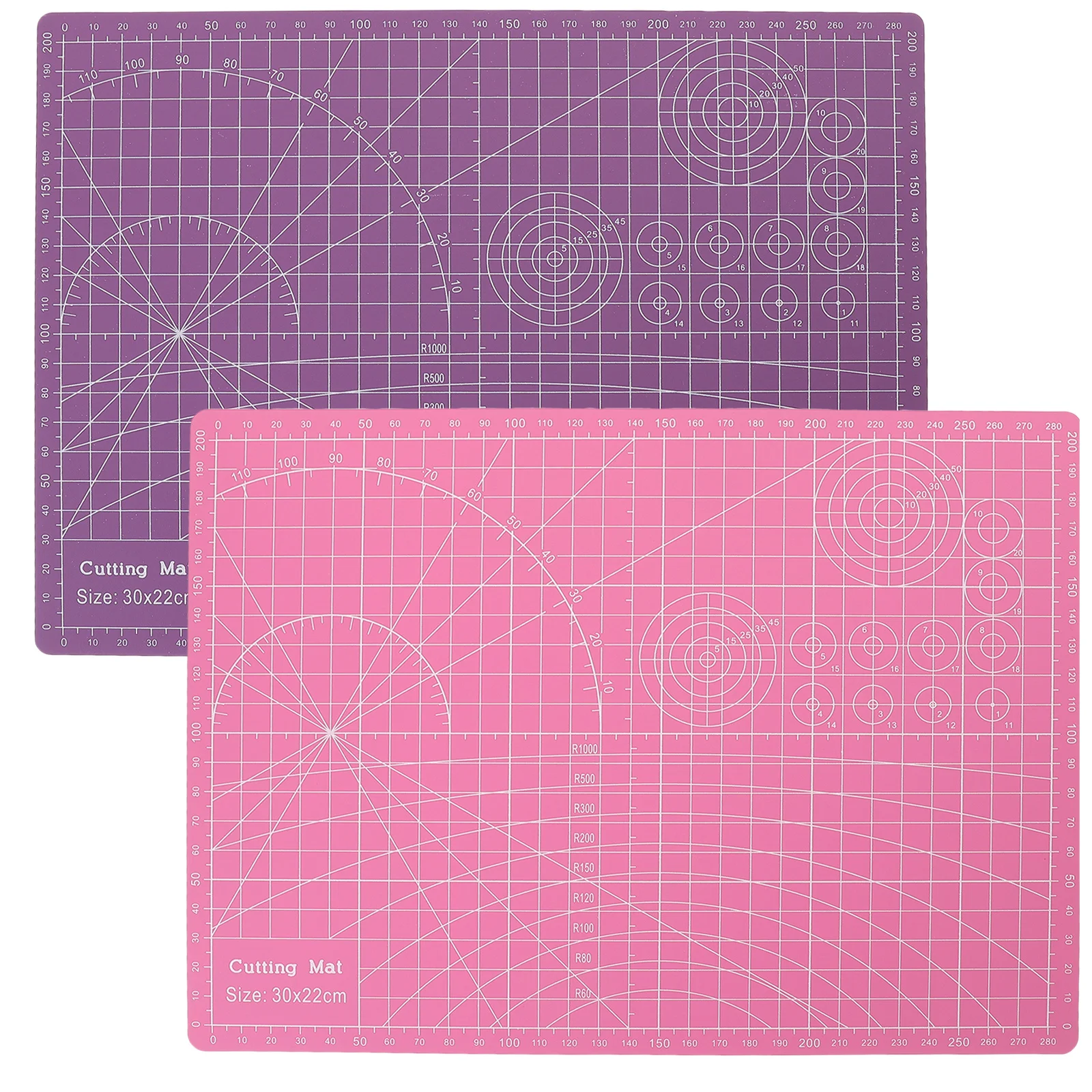 2 قطعة الحصير القطع البلاستيكية غير وهج النقش قطع منصات على الوجهين لتقوم بها بنفسك الحرفية مجلس للفنانين لحاف سكرابوكينغ مشاريع #6