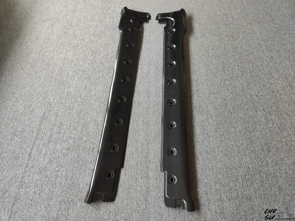 New Style Customized Car Kit for Porsche 992 Upgraded High-temperature Process Dry Carbon Fiber Side Skirt Body Kit, Car Tools