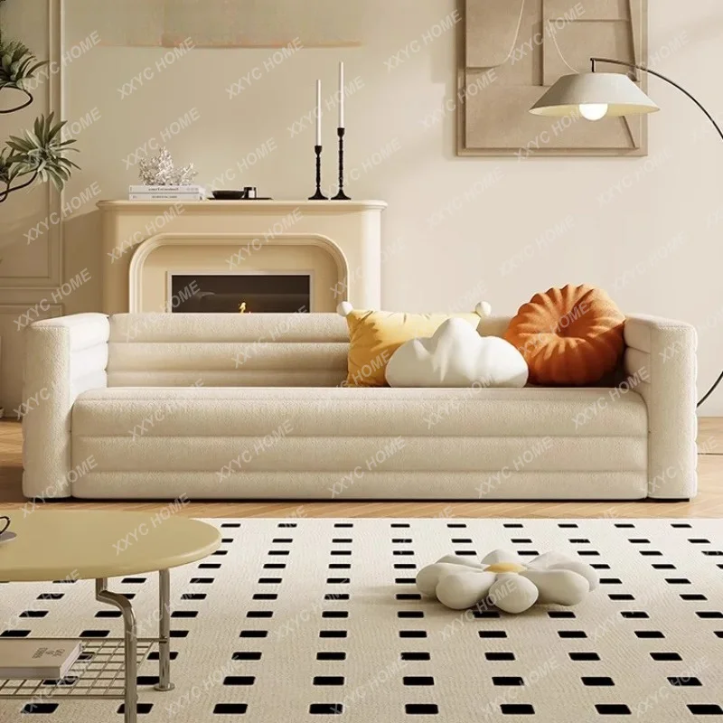 XX  Minimalist Living Room Sofas Fabric  2025 Compressed Sofa Boneless Floor Modern Sofa Furniture