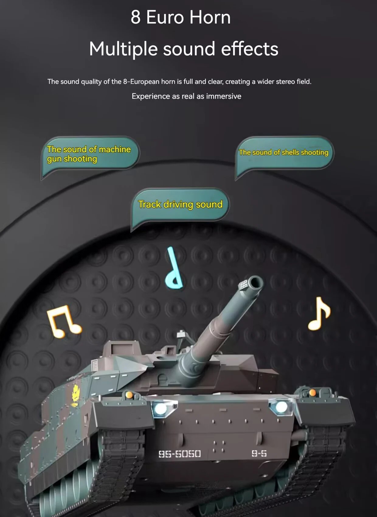 نموذج دبابة خزان التحكم عن بعد 12 قناة 40 سم خزان كبير مموه نموذج سيارة أخضر