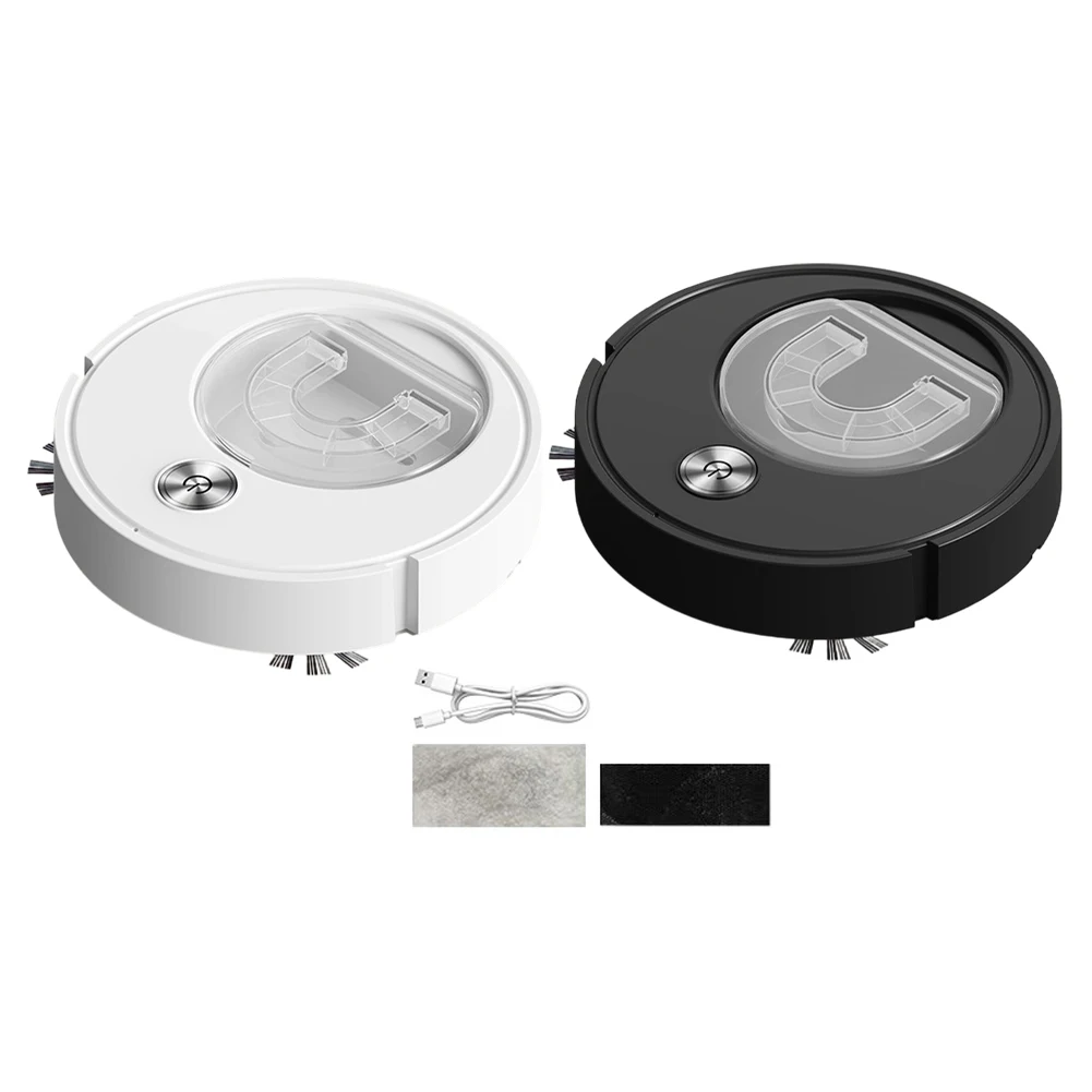Smart Robotic Vacuum Cleaner 3 In 1 Powerful Suction Quiet Low Noise For Home Floor Cleaning Automatic Dust Collector