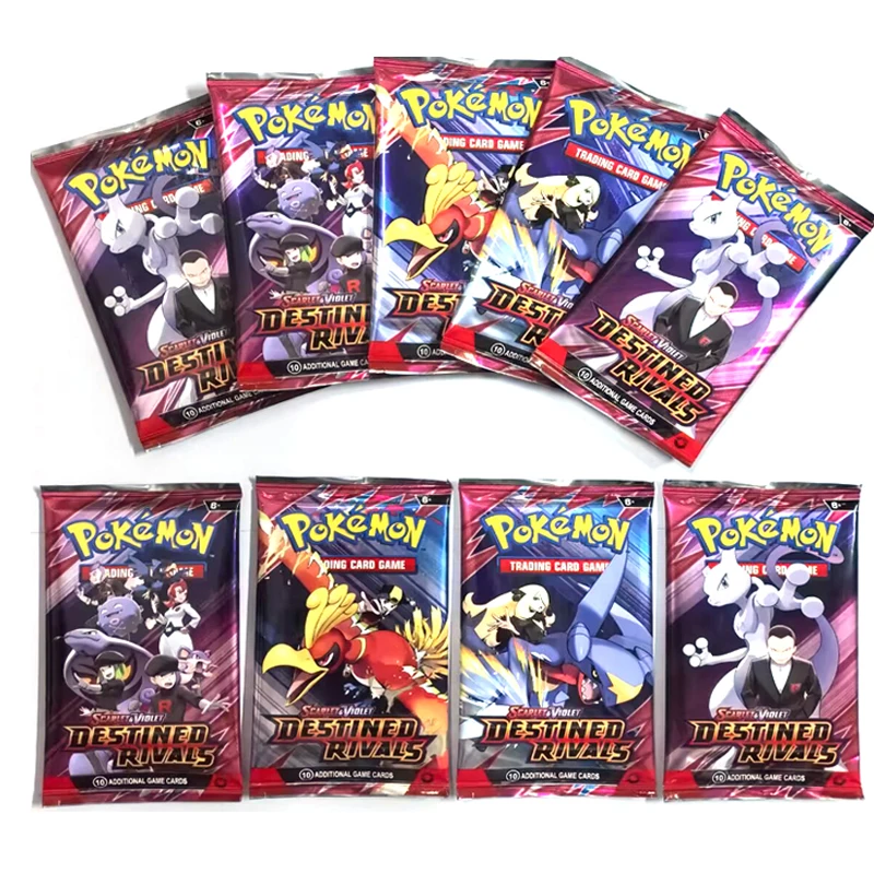 Pokem Card 360Pcs Prismatic Evolutions PHANTASMAL FLAMES Scarlet Violet 151 Black Bolt English Booster Battle Transaction Card
