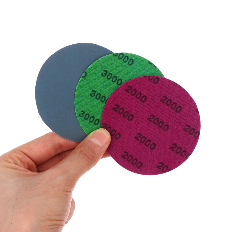 30Pcs 3 Inch 75MM Sanding Paper Set 800-3000Grit Wet Dry Sanding Discs Hook Loop Sandpaper Abrasive Tools Polishing And Grinding