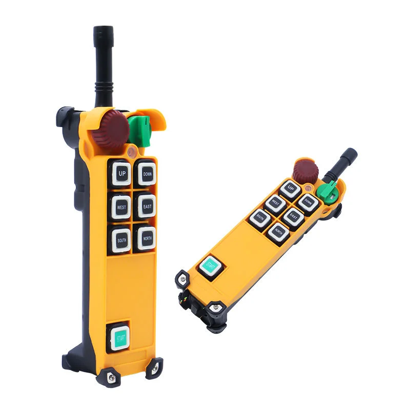 Crane Radio Remote Control with 1 Year Warranty CE Certified  F24-6D 433mhz/315mhz 6-Channel Wireless Industrial Tower