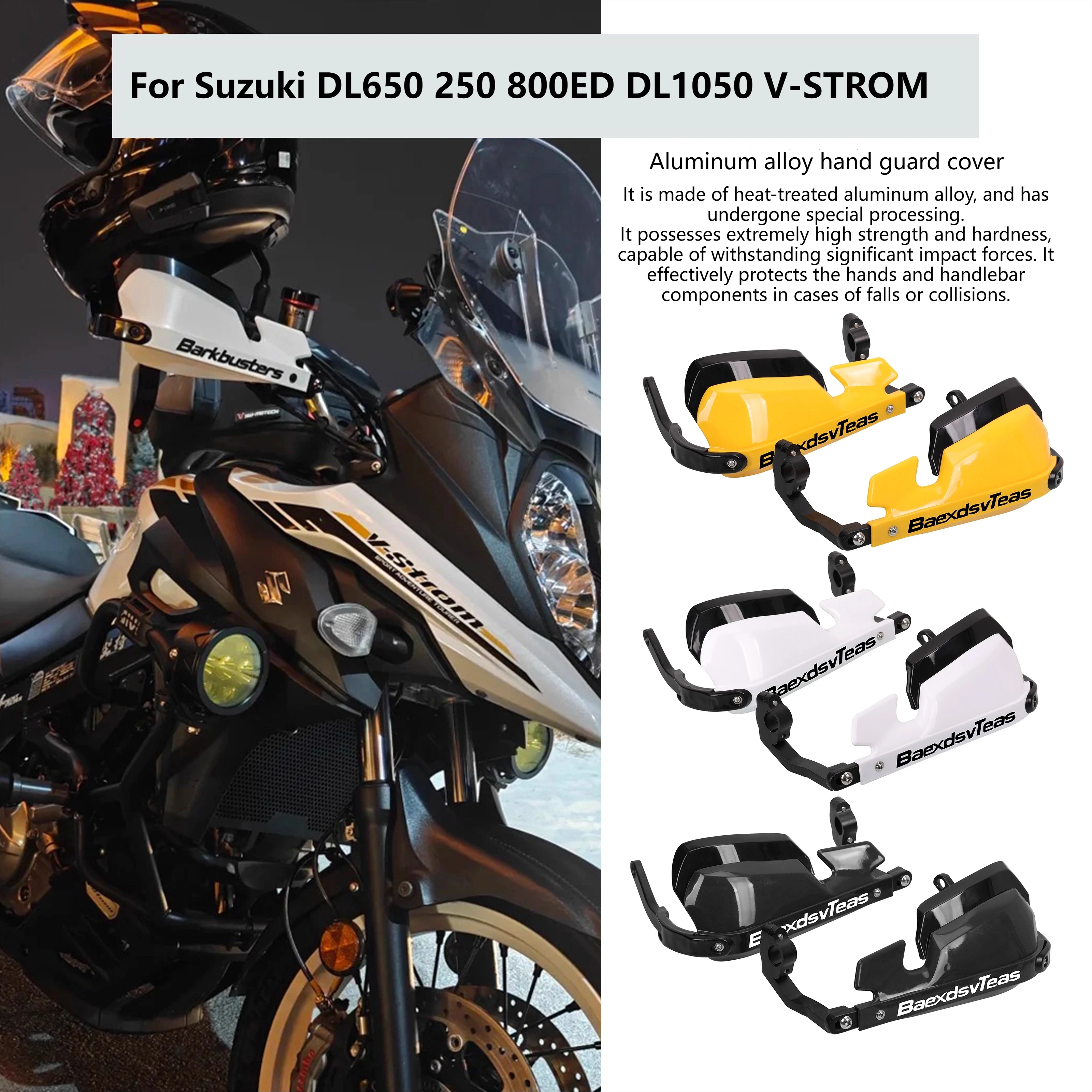 

Мотоцикл DL 650 VStrom, новый алюминиевый сплав, защита для рук, защита для лобового стекла для Suzuki V-Strom DL1050 800 250