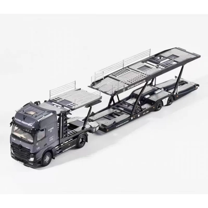 GCD 1:64 Actros Heavy Truck Bracket Lifting Transport Vehicle Die Casting Alloy Simulation Car Model Male Gift Birthday Gift. - view 4