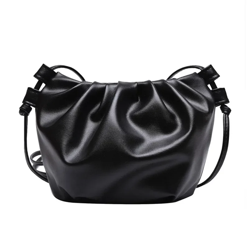 2024 New Fashion Niche Design Messenger Bag Women's Premium Shoulder Bag Female Wild Western Style Female Cloud Bag Gift