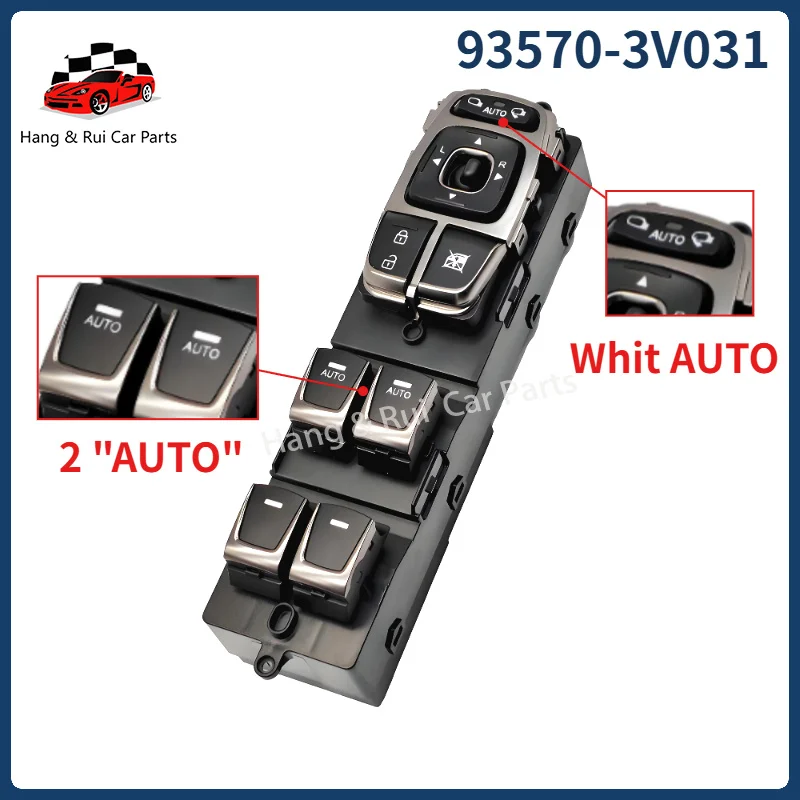 93570-3V031 935703V031 For Hyundai Azera Grandeur 2011-2015,Electric Power Master Window Switch Glass Lifter Control Button