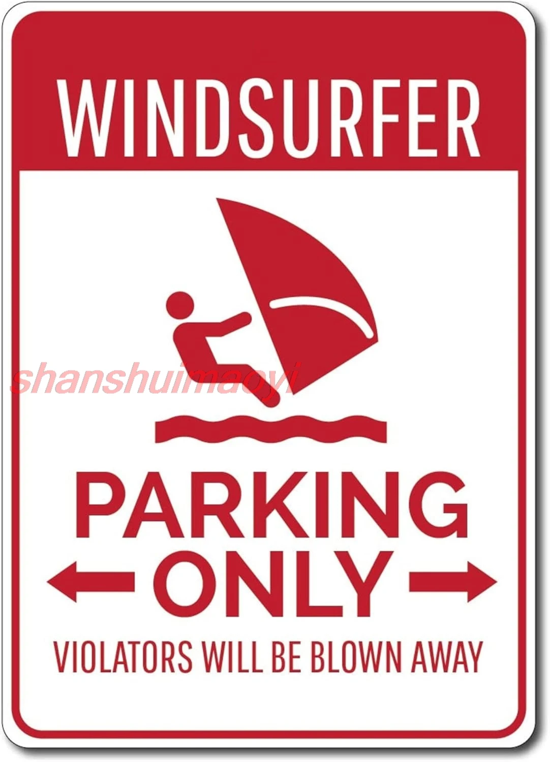 Windsurfer Parking Sign, Windsurfer Gift, Windsurfer Sign, Windsurfing Decor, Windsurfing Sign, Windsurfing Gift-Quality Me KYH