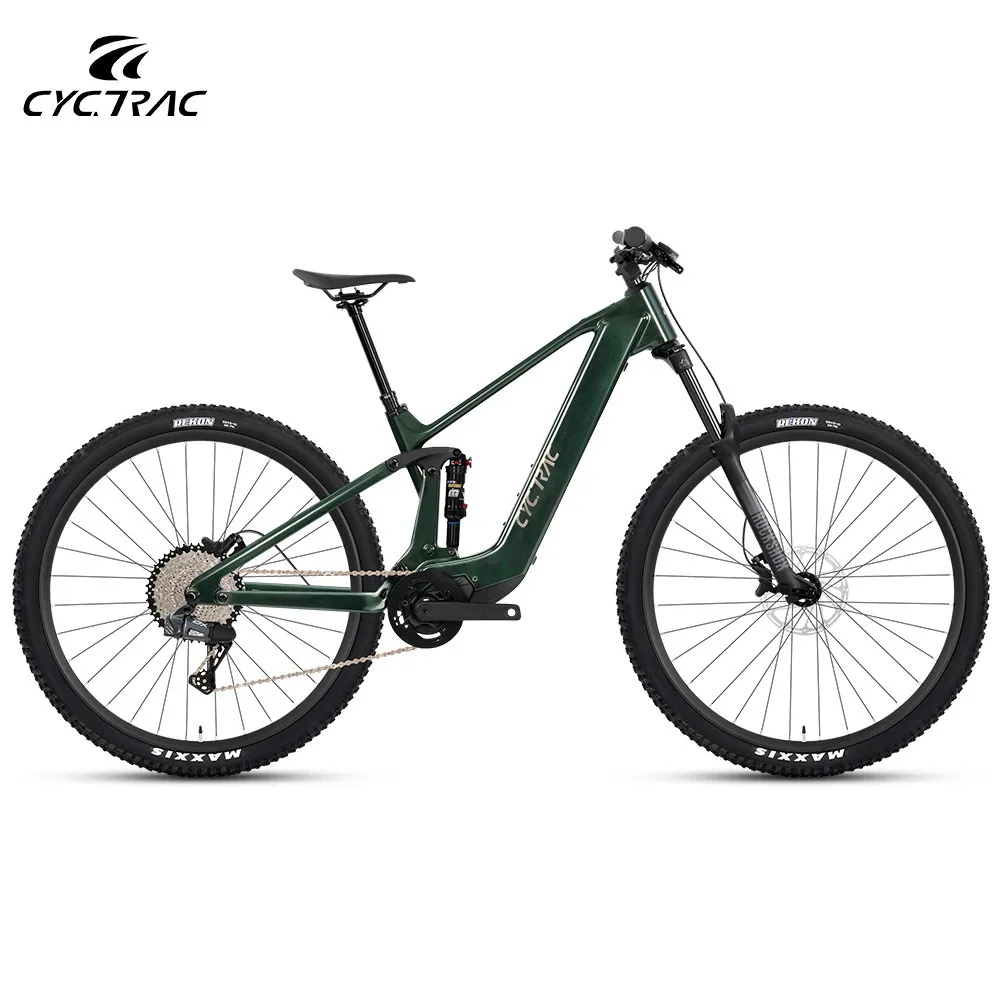 TWITTER new EM19 2rd carbon fiber soft tail electric mountain bike equipped with eight sided medium drive M820-36V20A/48V15A250W image 1