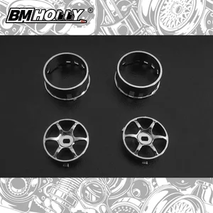 لومينا ستايل عجلات أوفست قابلة للتعديل، كروم، 1.24 دفع رباعي، دفع علبلي، 20 مم، 22 ملم 10 مبيعات رئيسية 20 عجلة من الكروم - رقم 2