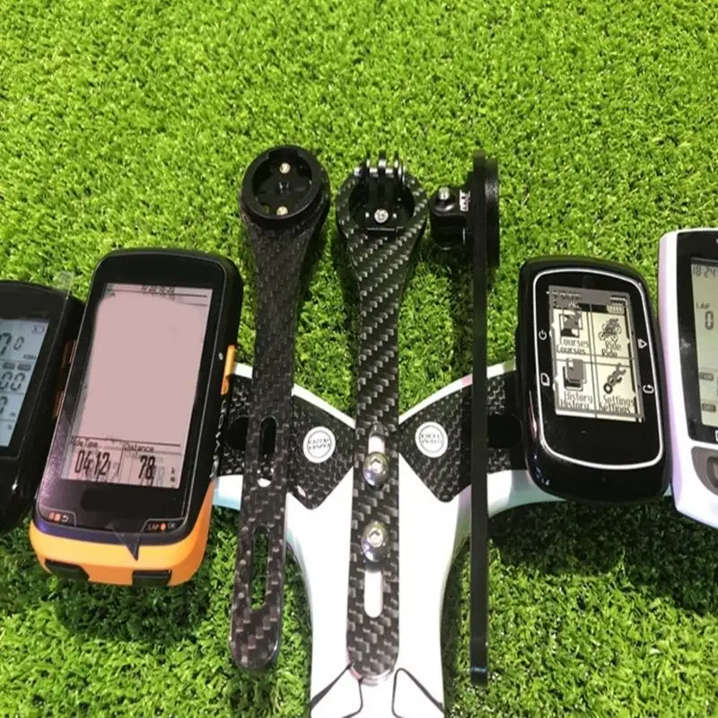 

Universal Carbon Fiber Bike Computer Mount Light Weight Cycling Brackets Quickly Release Sport Camera Brackets 69HD