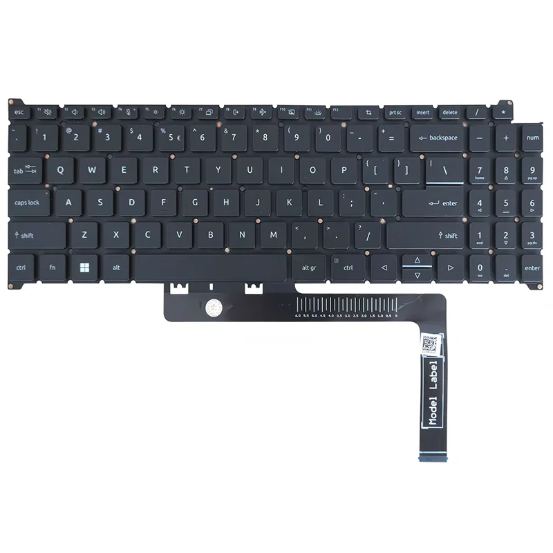 US Backlight Backlit Keyboard For Acer Swift Go 16 SFG16-71 N23C7 Black Color