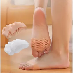 Silicone Gel Forefoot Pads Pain Relief Support Front Feet Care Slip Resistant Pads Prevent Grind Feet Foot Care Pad