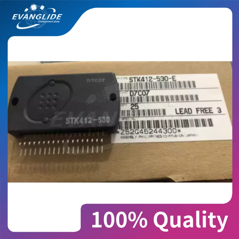 1 PCS STK412530 STK412-530  Series Audio power amplifier module Audio power supply module STK412 Series
