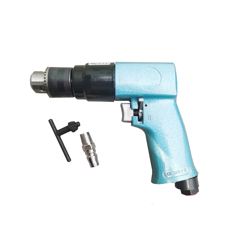 

Пневматическая дрель 3/8 дюйма, 1800 об/мин, с самозажимным патроном, реверсивная, для сверления отверстий