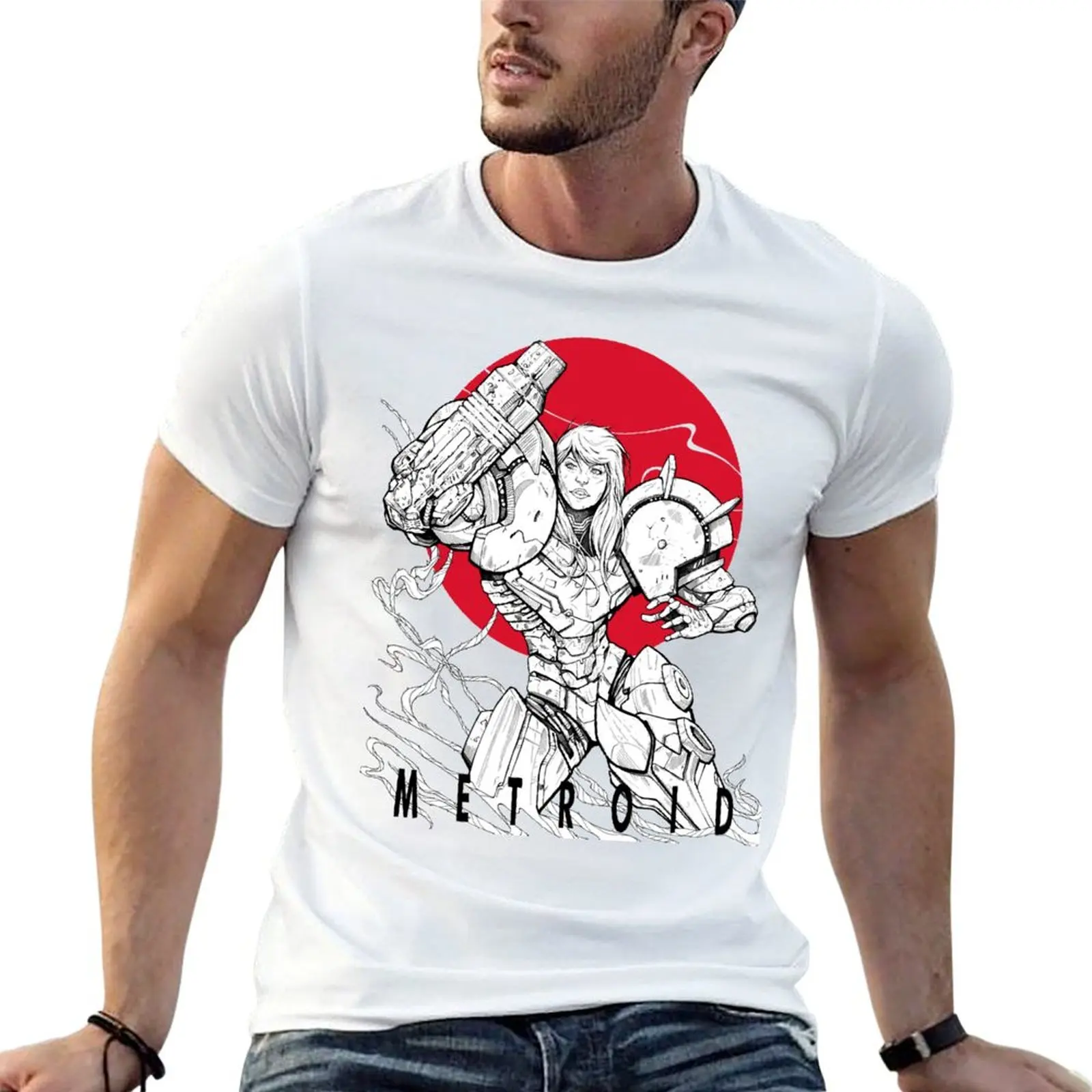 

t 22 shirts anime vintage man tshirt Metroid T-Shirt for graphic