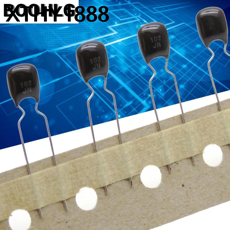 10PCS 100V 102 1000PF Capacitores de Filme de Áudio Japoneses com Laca Preta