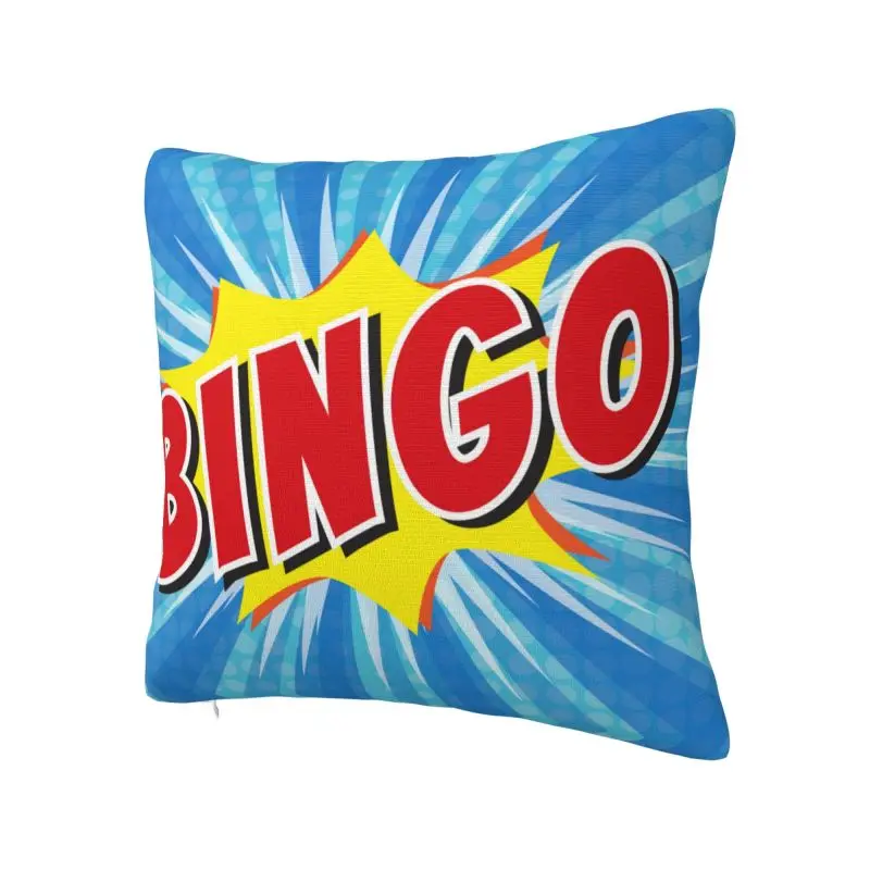 Custom Hot Game Bingo Throw Pillow Case Modern Cushion Cover Car Pillowcase