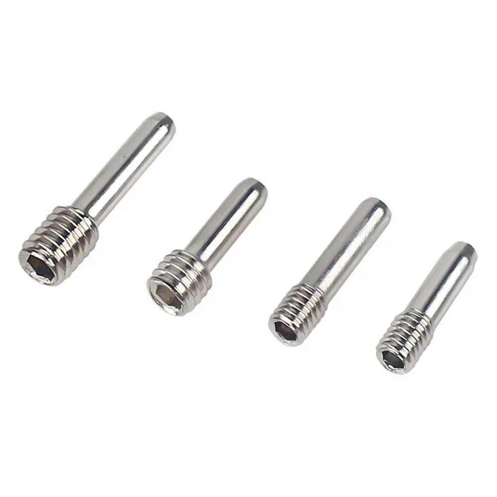 10Pcs/Set Silver Stainless Steel Headless M3 M4 Hexagon Screw Pins for 1/10 RC Crawler Car Driveshaft