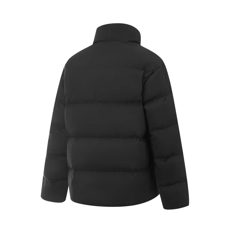 Li-Ning Women's Training Short Down Coat Winter Warm LN WATER PROOF Fitness Comfortable LiNing Sports Jacket AYMV196