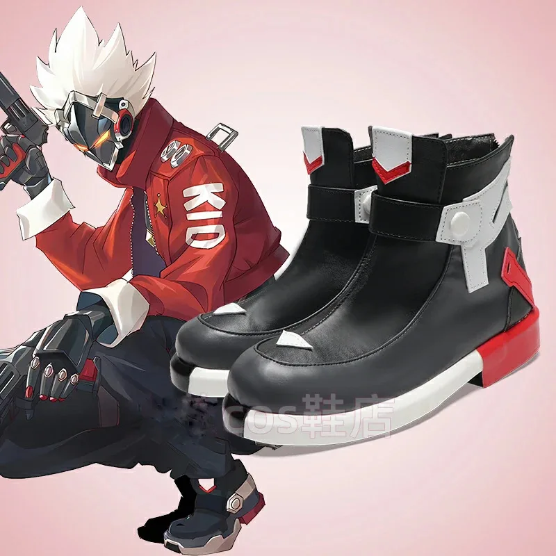 Latest Game Zenless Zone Zero Billy Kid Cosplay Shoes Billy Boots Christmas Carnival Performance Outfits Props Men Women