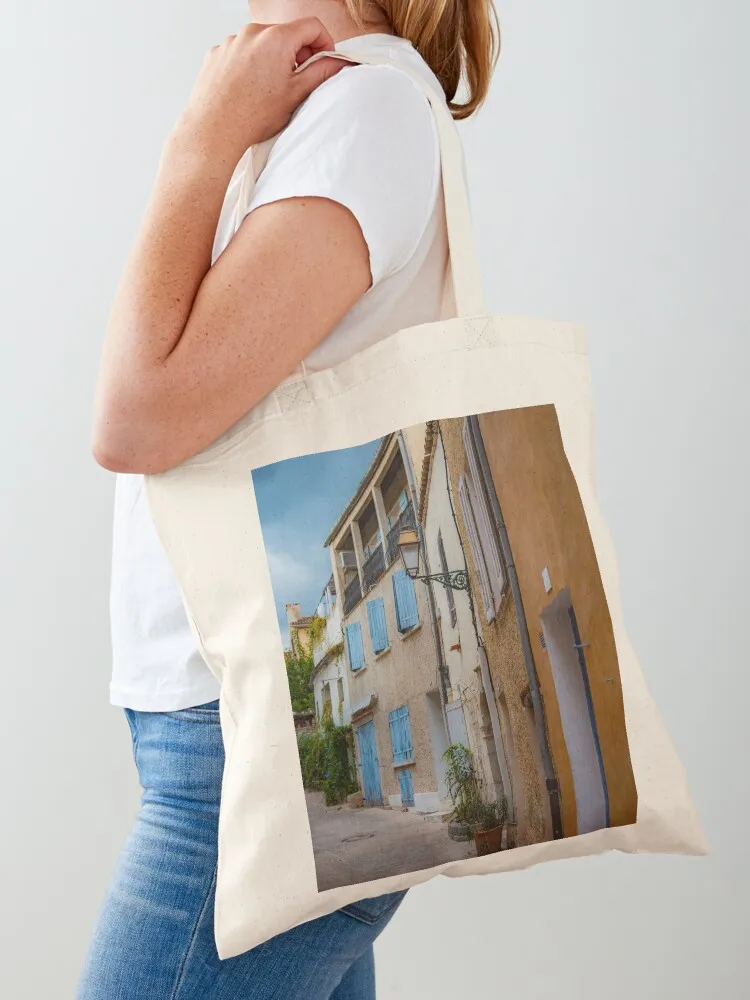 Moustiers-Sainte-Marie, France Tote Bag shopper bag woman canvas shopping bag hand ladies