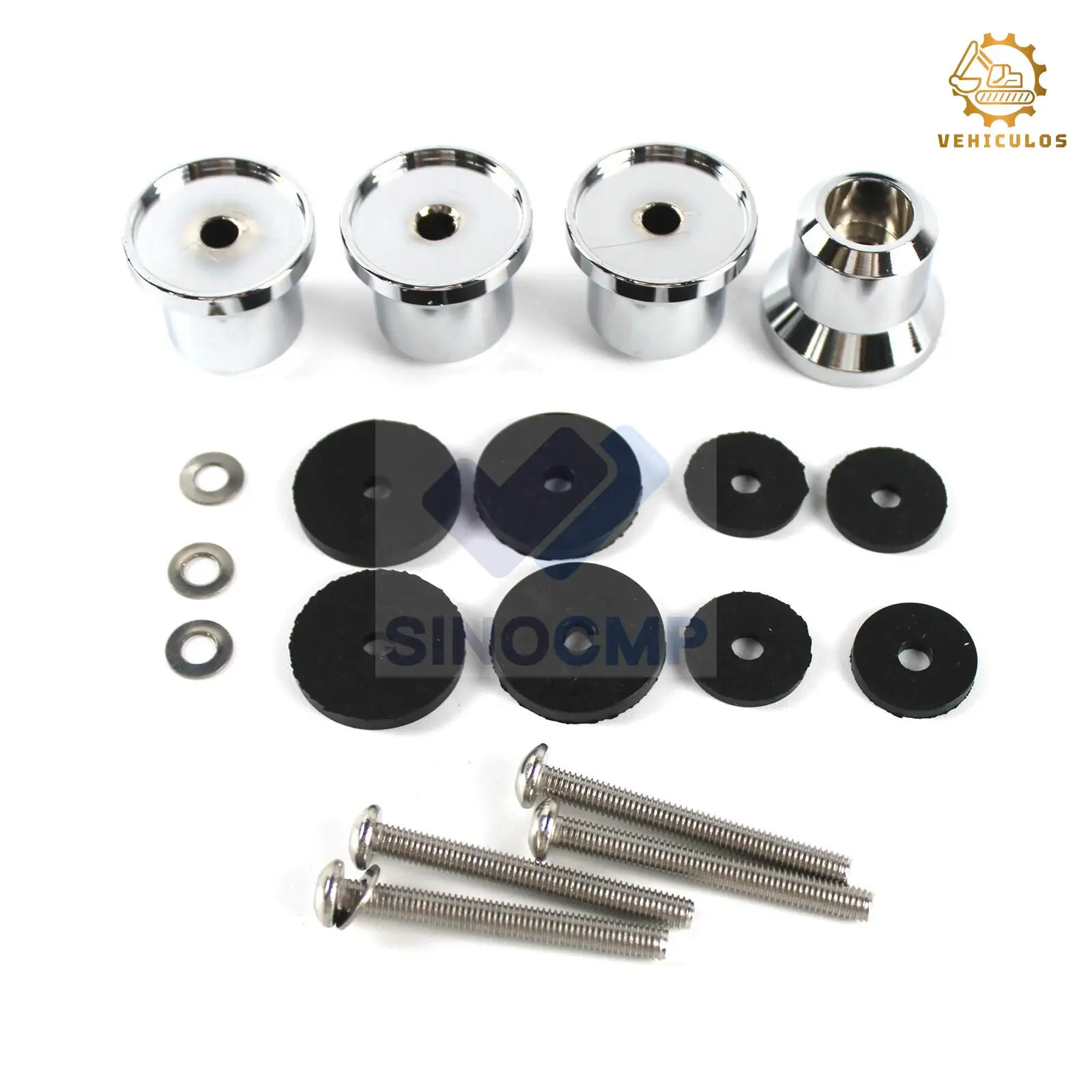 

For Honda GL1800 F6B Goldwing 2001-2020 5/8" Luggage Rack Riser Kit Trike Tour Upgrade Mount Spacers Touring Accessories