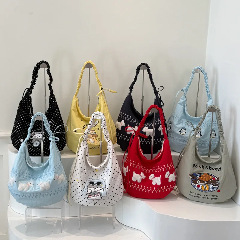 New Women's Shoulder Bag Fashionable High Quality Women's Handbag Cute and Versatile Large Capacity Shopping Storage Bag