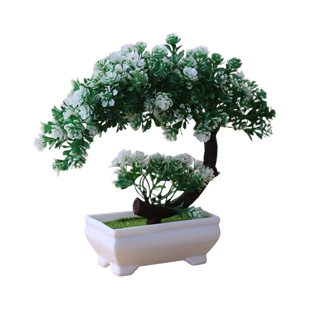 Desk Decor Faux Potted Plant Home Decor Office Decor About 19cm No Watering Required Variety Of Styles For Desk