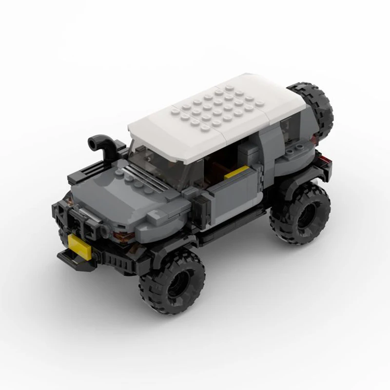 MOC 341PCS FJ Cruiser Power Hill Climber Pickup Truck Off-road Car Building Blocks Speed Vehicle Model Bricks Toys Gifts For Boy