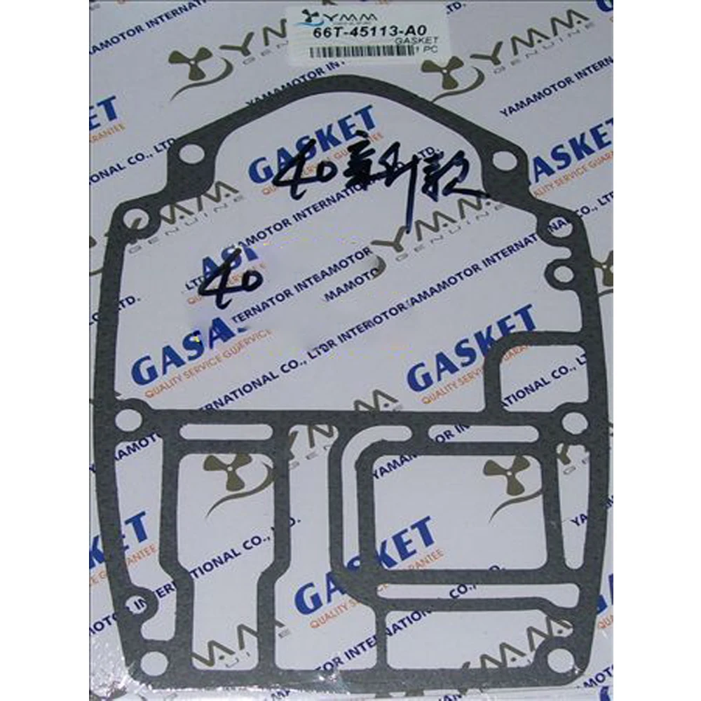 

Free Shipping Outboard Motor Part Cylinder Gasket For Yamaha New Model 2 Stroke 40Hp Gasoline Boat Engine ( 66T-45113-A0)