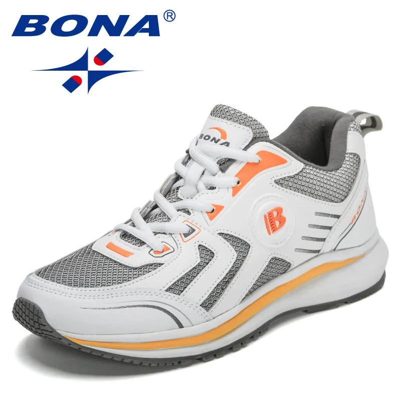 

2024 BONA New Designers Action Mesh Running Shoes Men Sneakers Sport Shoes Athletic Walking Jogging Footwear Man Trainers