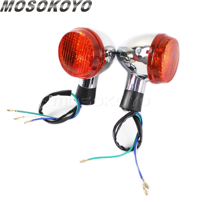 E13 Turn Signals Light Motorcycle Turn Signal Indicator Flashing Amber Lamp Blinkers For Honda Shadow 750 VT750 VT 750 400 04-07