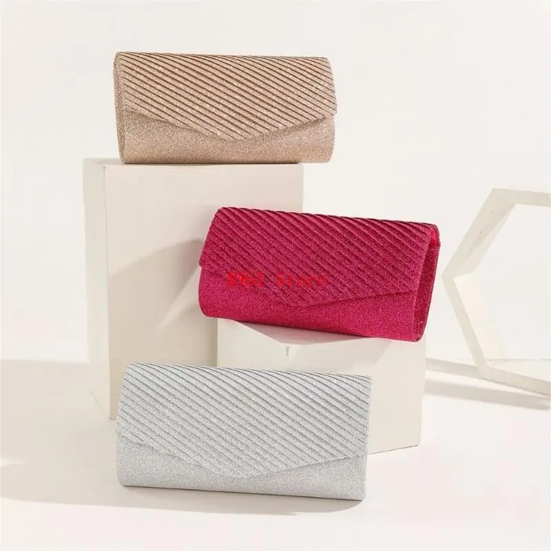 Women Prom Sparkling Handbag Clutch Purse Evening Bag Wedding Bag for Banquets