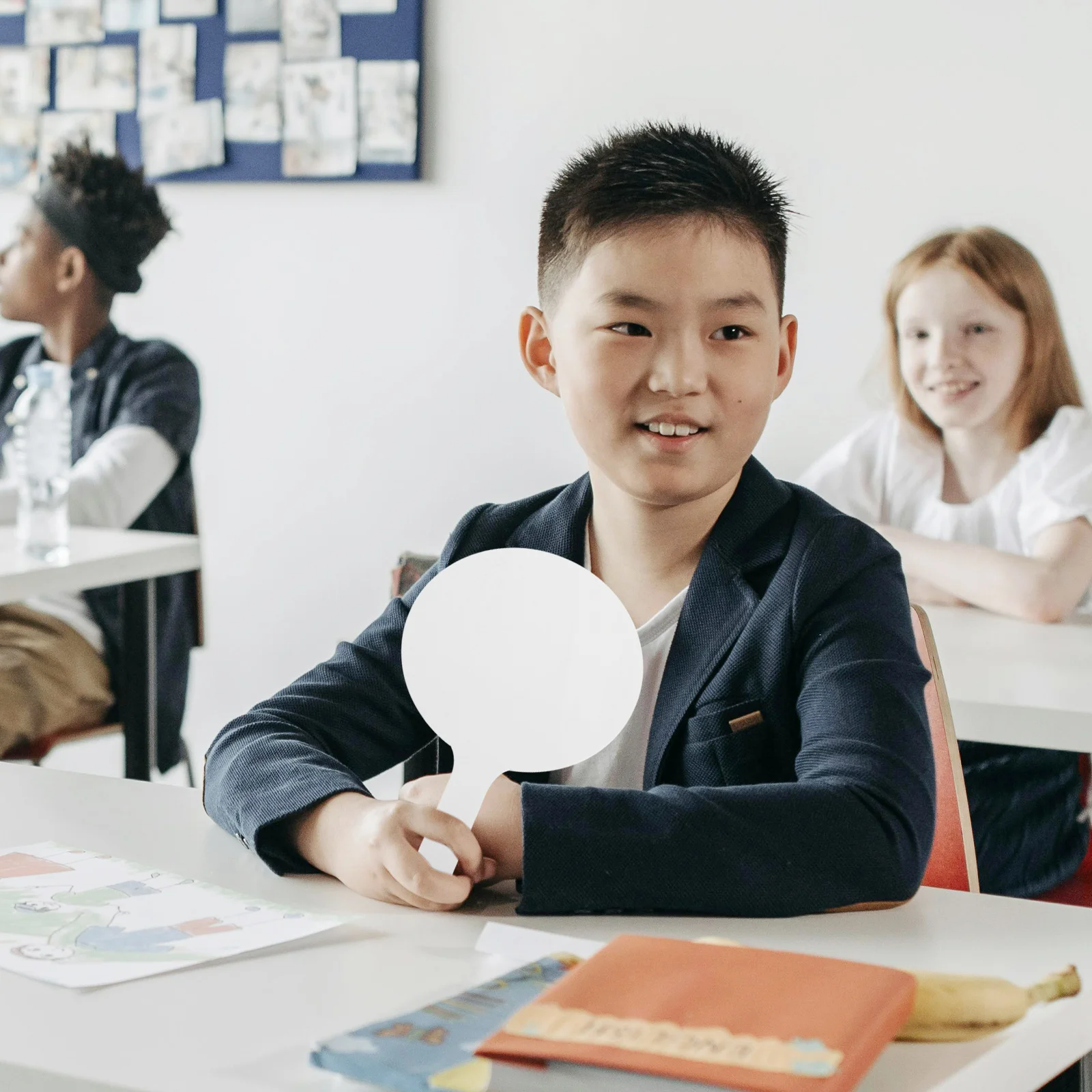 2 قطعة مجداف المسح الجاف الإجابة مجلس مزدوج الوجهين يده السبورة الصغيرة الفصول الدراسية أدوات التدريس لوحات قابلة للكتابة للطلاب #6