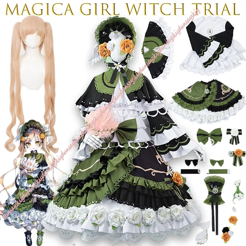 Magical Girl Witch Trial Cosplay Costume For Hanna Tono From Anime Series Magical Girl Witch Trial Official Game Inspired Lolita view 2