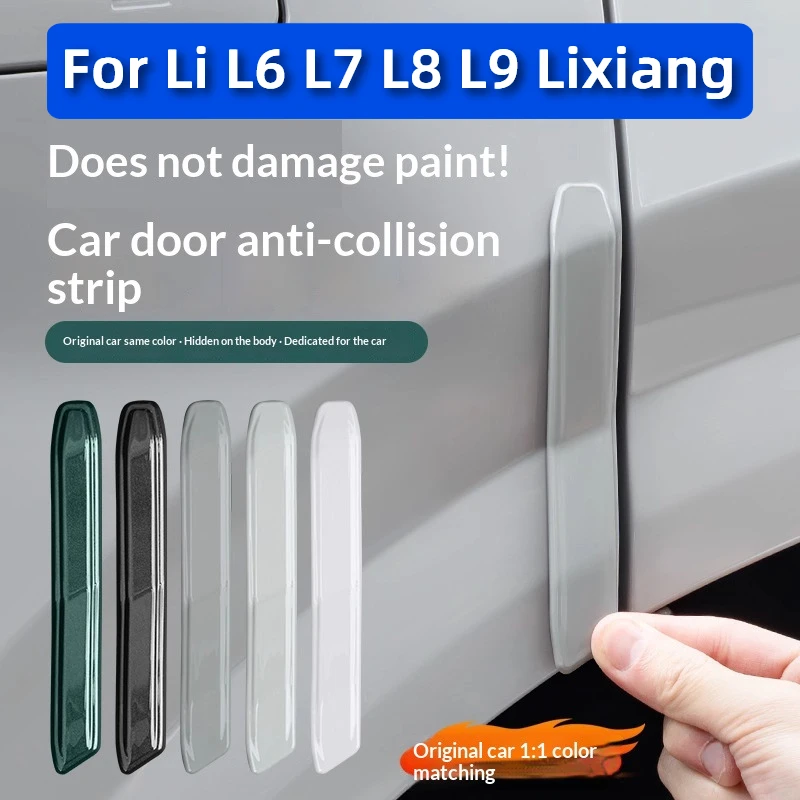 

Для Li L6 L7 L8 L9 2025 2024 Lixiang оригинальная автомобильная цветная аэрозольная краска ABS защита от столкновений и царапин автомобильная дверная полоса