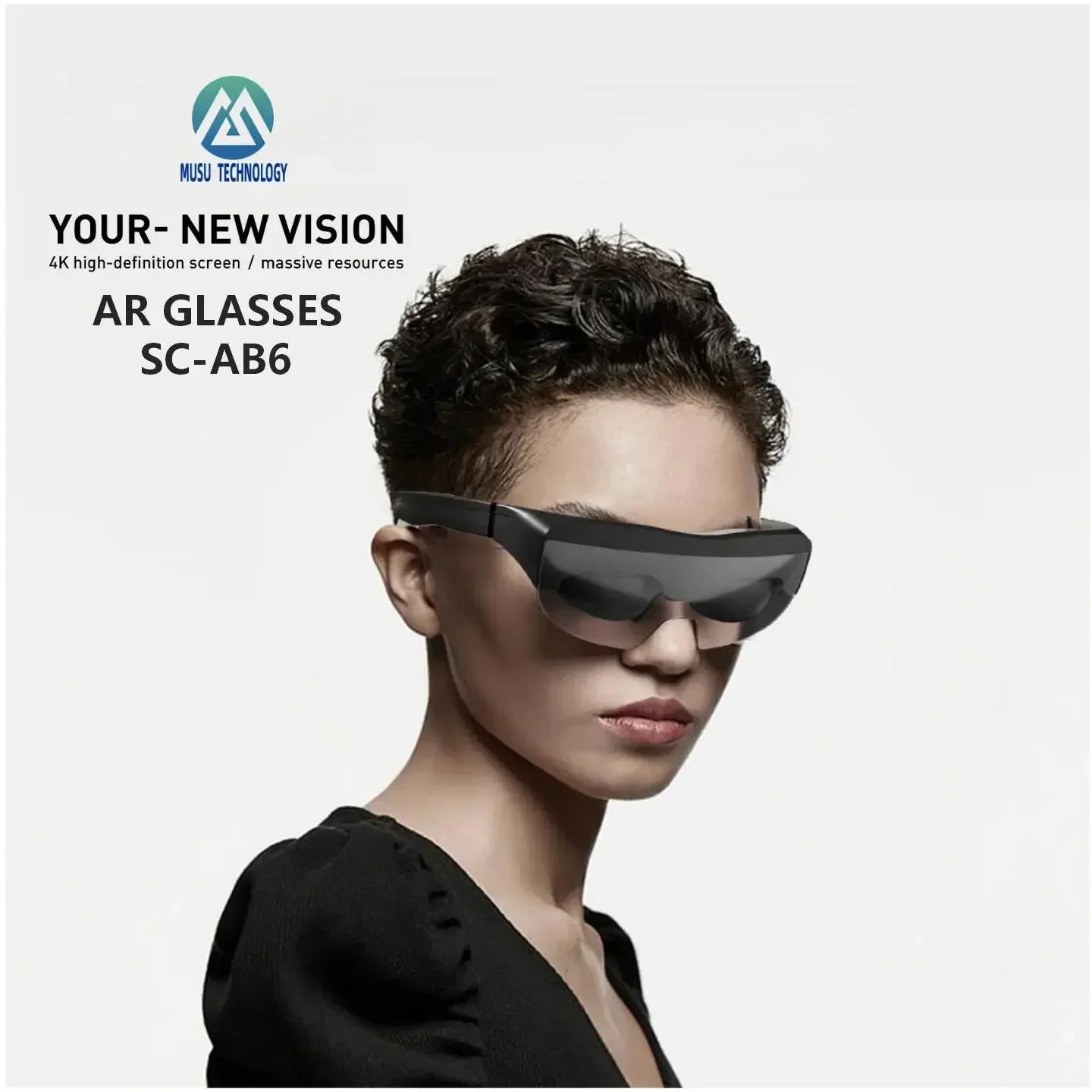 نظارات AR ذكية خفيفة الوزن محمولة جديدة لوحدة تحكم ألعاب الهاتف المحمول PS5 جهاز 120nich 3D 4K HD VR نظارات SC-AIO7