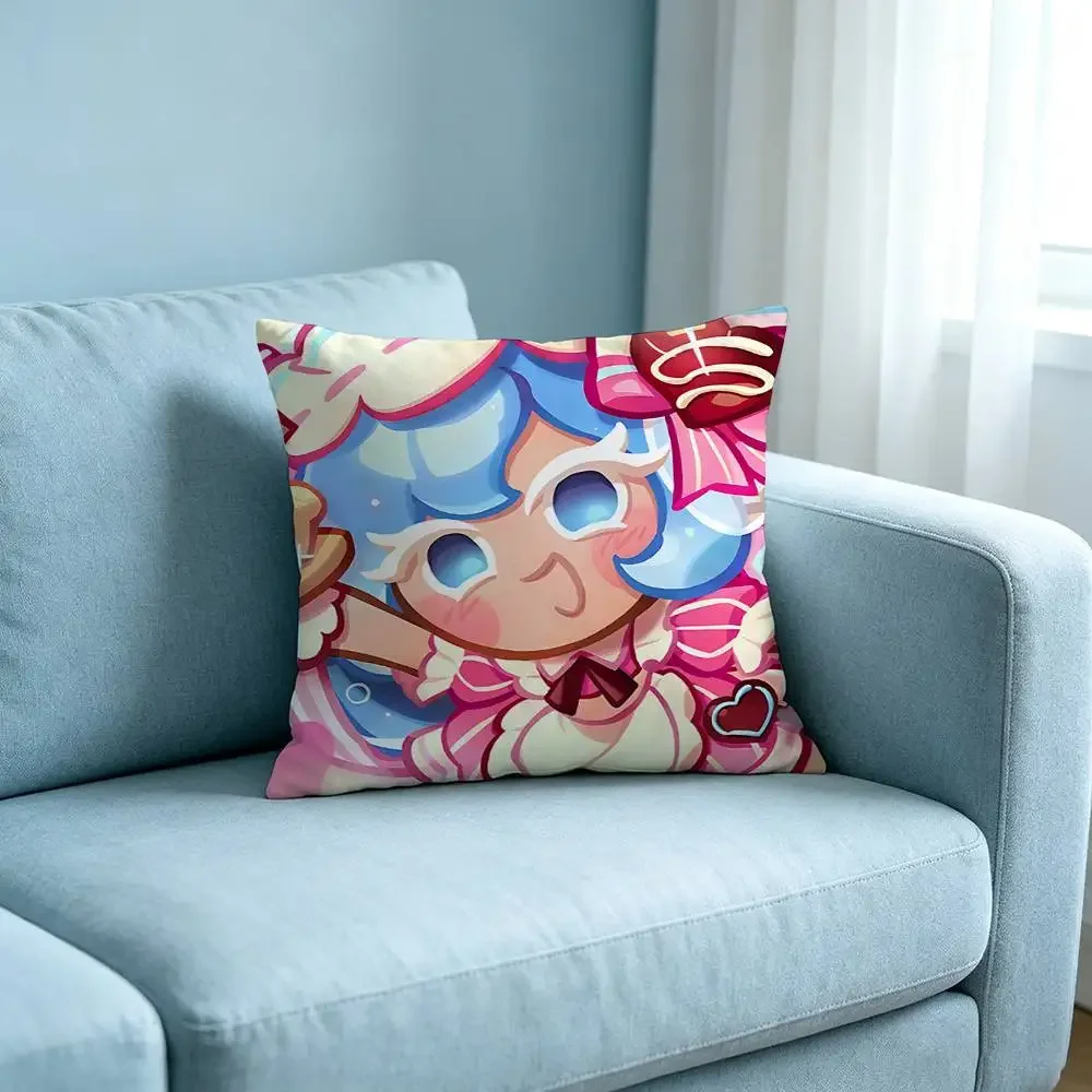 Game C-Cookie Run KingdomS Customizable Square Pillowcases, Stylish And Soft, Perfect For Beds, Cars, And Sofas.