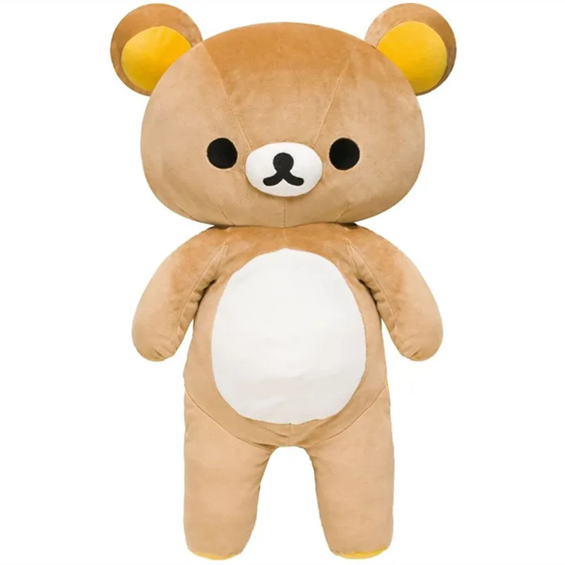 

Cute Kawaii Rilakkuma Bear Plush Toy 45cm Stuffed Animals Soft Doll Anime Plushie Kids Toys for Girls Children Birthday Gift