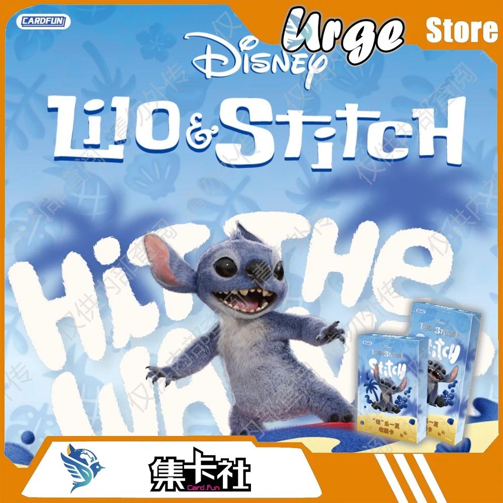 CardFun Cartoon Disney Lilo&Stitch: Summer of “Weird” Fun - Kawaii Embroidery Stitch Collection Card With Magnetic Card Holder