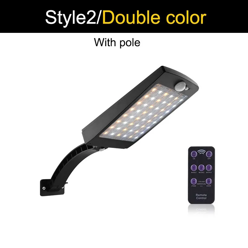 30 LED Solar Street Lights Outdoor Waterproof 4 Modes Solar Lamp With Motion Sensor Garden Garage Porch Security Wall Lights