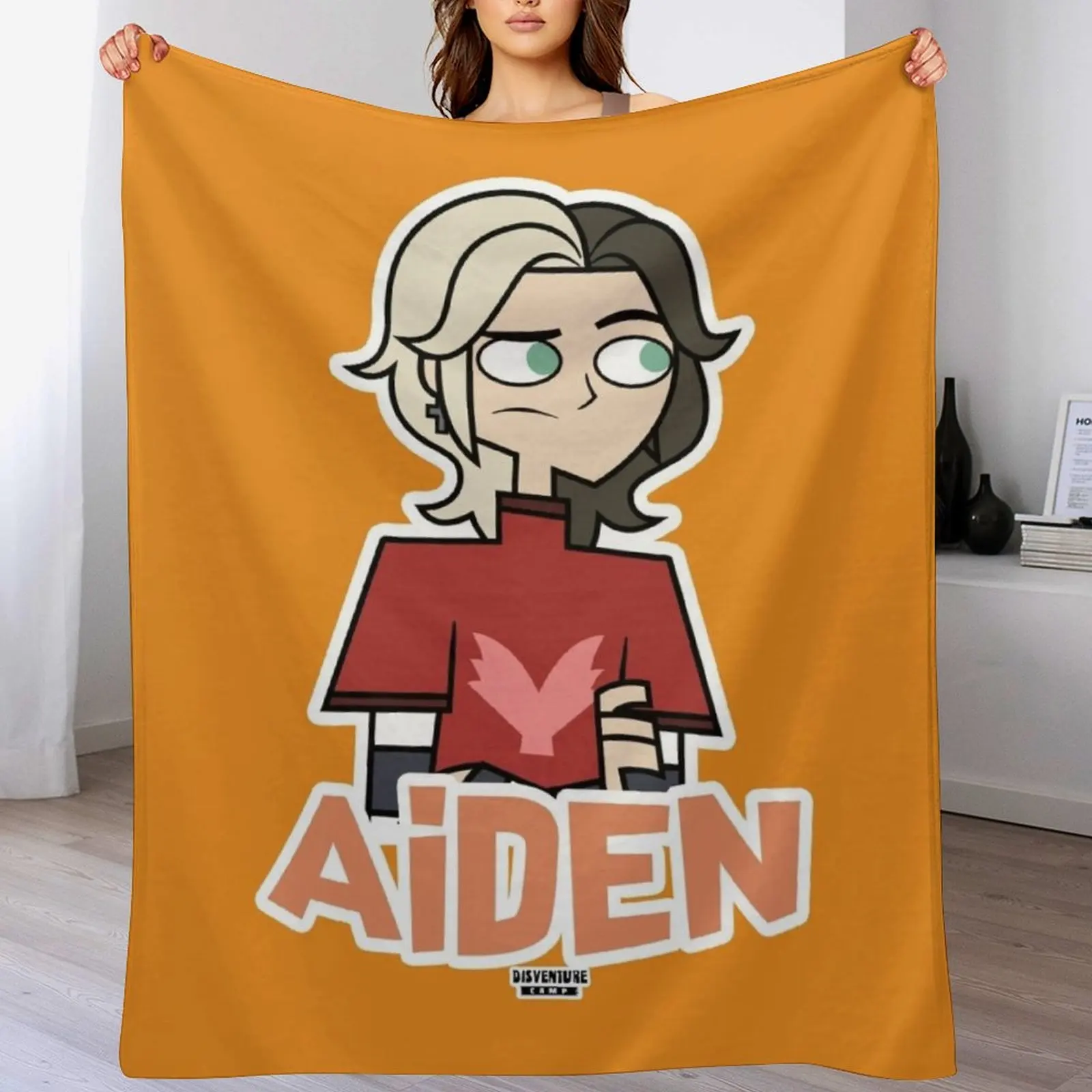 

Adventure Camp - Aiden Throw Blanket Air Conditioner Soft Blanket for Office Home